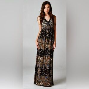TUA S Bohemian Maxi Dress